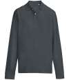 04441 Pacific LSL SOL'S Unisex Pacific Long Sleeve Piqué Polo Shirt mouse grey colour image
